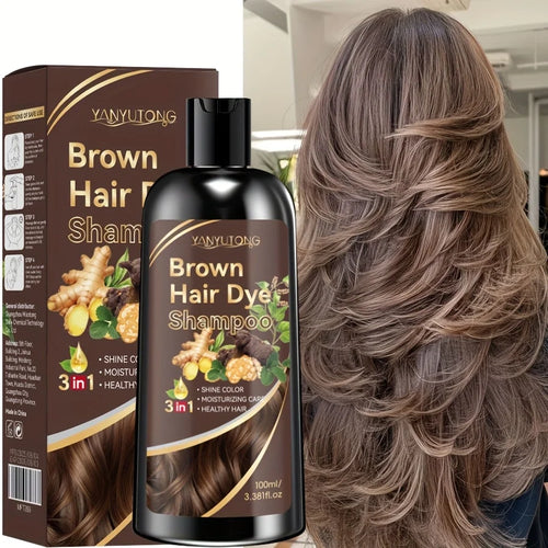 3 in 1 Turmeric Color-Treated Shampoo, Nourishing Color-Treated Shampoo Gentle Formula, Plant-Based, Light Beige Oasis Select