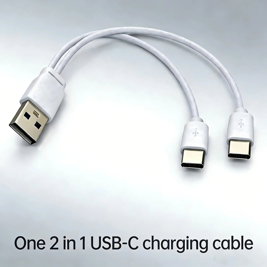 2 in 1 USB-C Charging Cable For Battery And other device Oasis Select 1 USB-C Cable