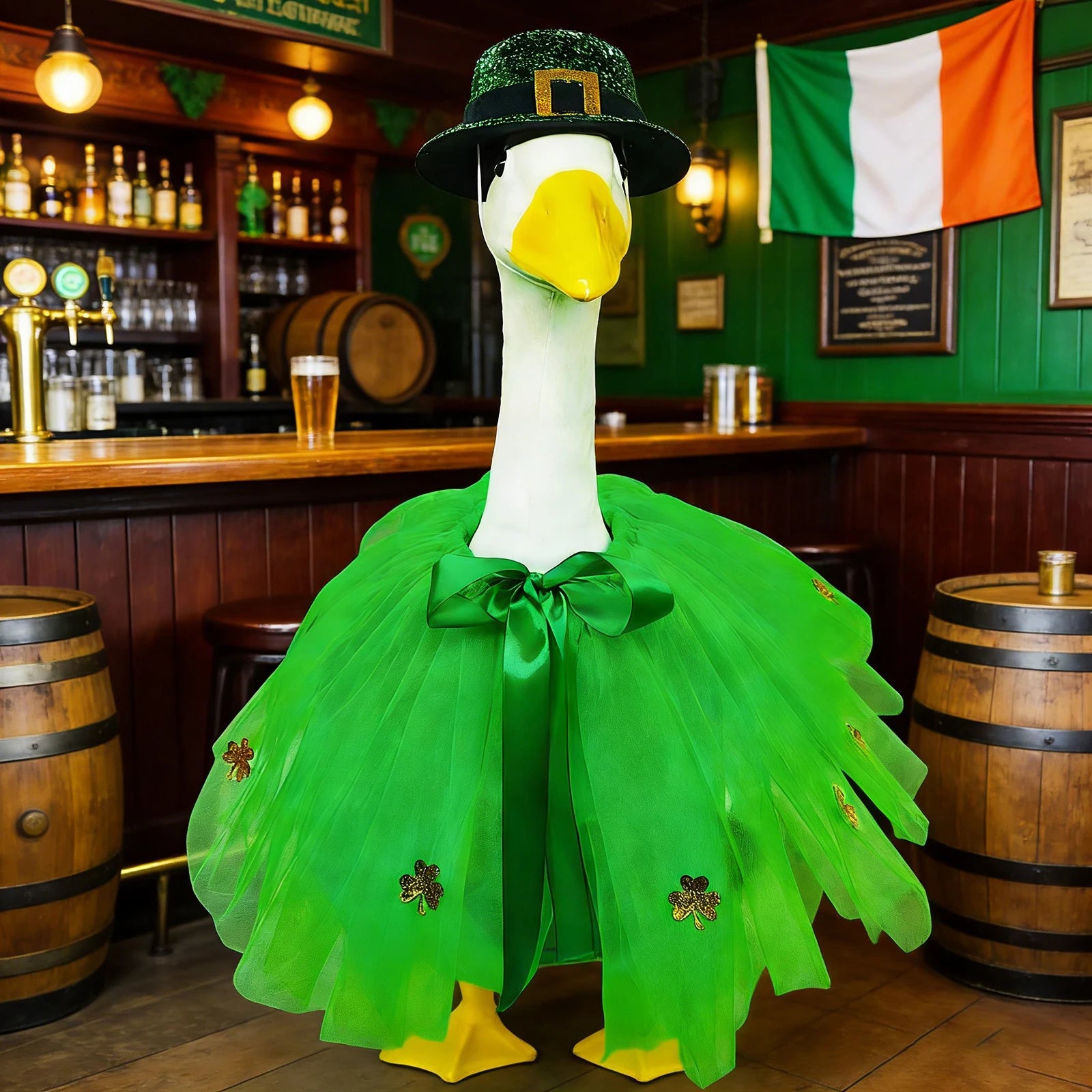 Porch Goose Bathrobe Costume – Cute Funny Goose Outfit Goose Statue Costume Oasis Select J One Size