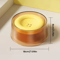 Spill Proof Water Bowl for Dogs Slow Drinking Bowl for Messy Drinkers 1200ml Large Capacity Pet Puppy Kitten Drinking Dispenser Oasis Select Yellow