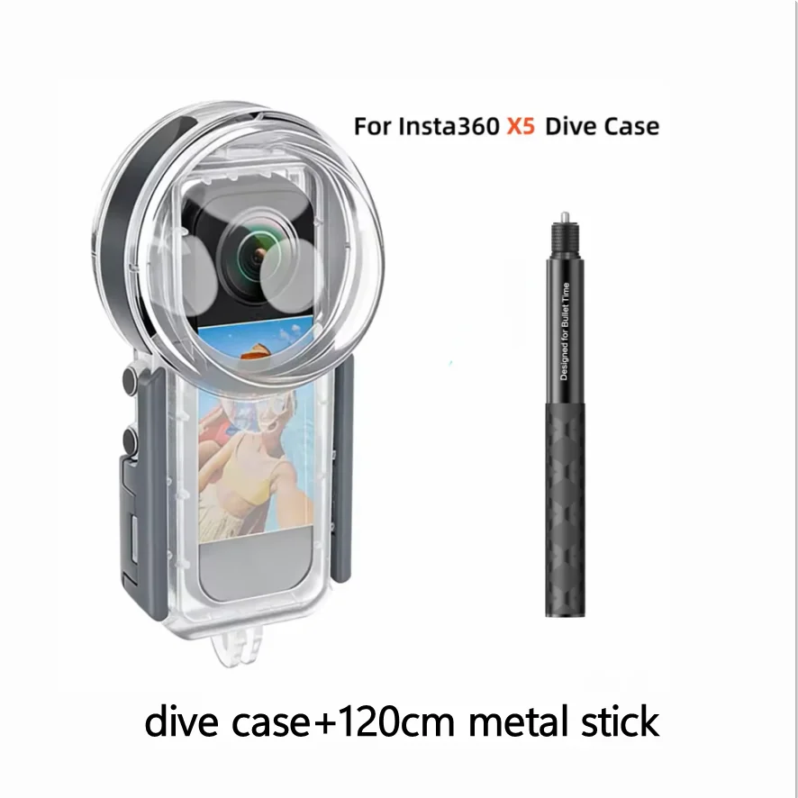 Seafrogs 50m Waterproof Dive Case for Insta360 X5 | Housing
