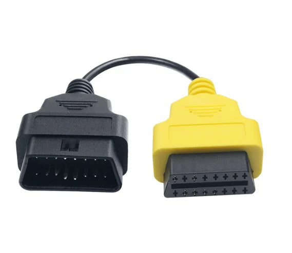 FiatECUScan OBD2 Adapter Cable Kit – 6-Lead Diagnostic Set OBD2 Diagnostic Adapter Oasis Select Yellow