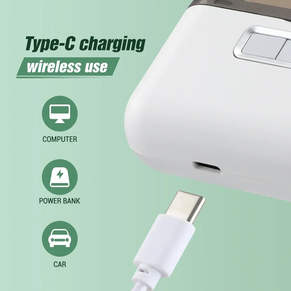 AFDEAL Electric Nail Clipper LED 2-in-1 Trimmer & Grinder