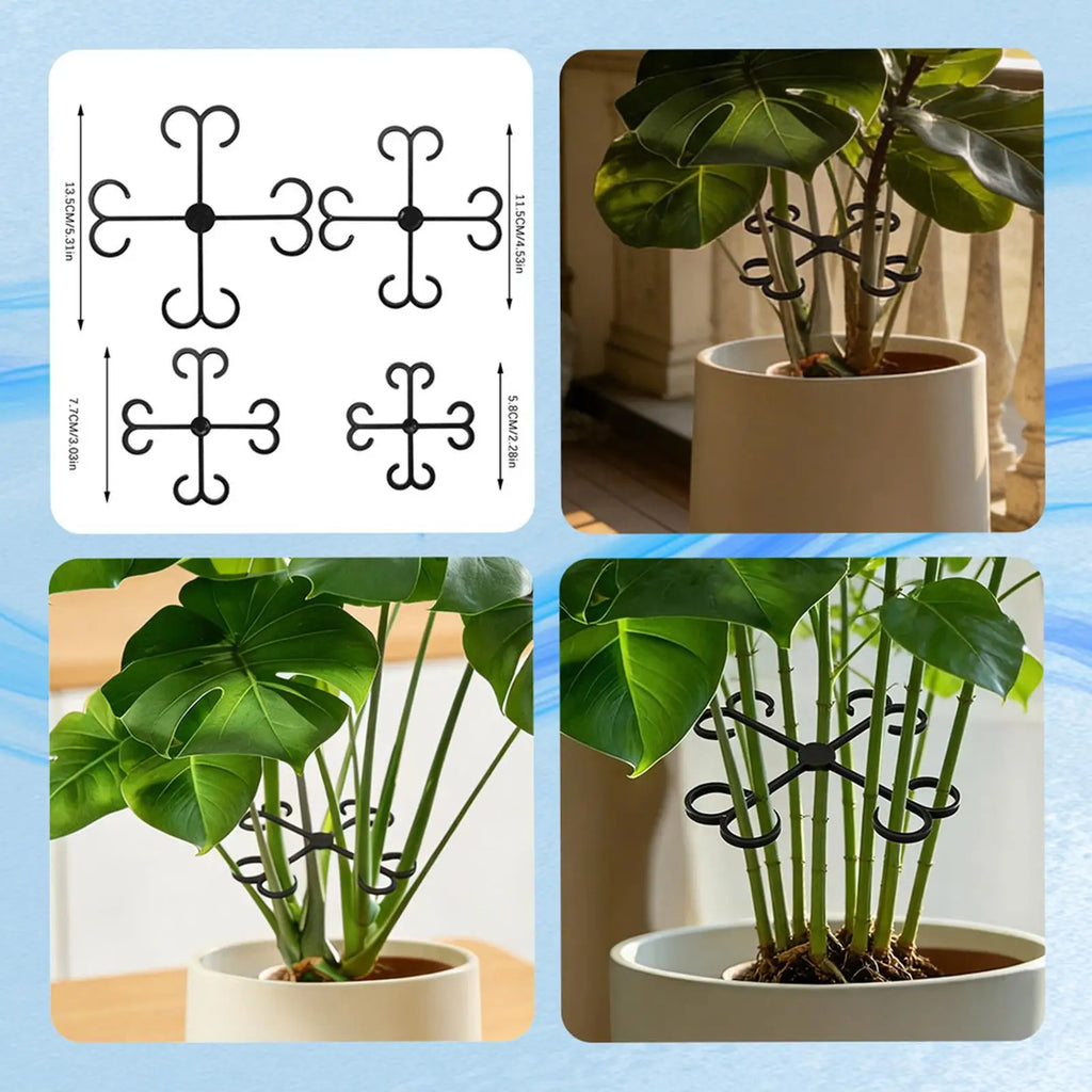 Plant Support Clips Stem Support Plant Climbers 4Pcs Vine Support Clips For Climbing Plants To Grow Upright Plant Stem Clips Oasis Select