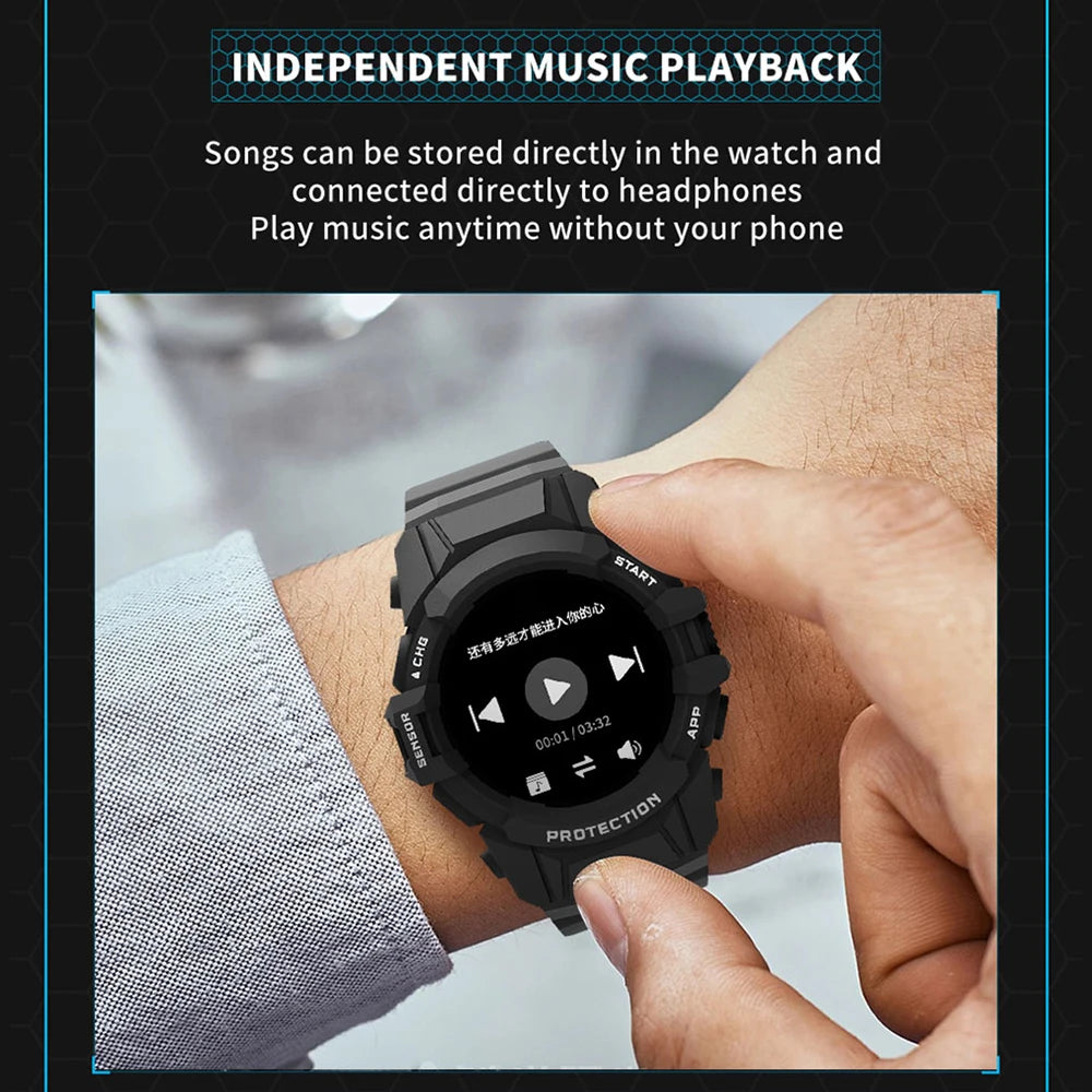 Men Smartwatch Waterproof Health Monitor Blue Tooth Call 1.62" Outdoor Smart Watch Compass LED Lighting Map Sport Fitness Music Oasis Select