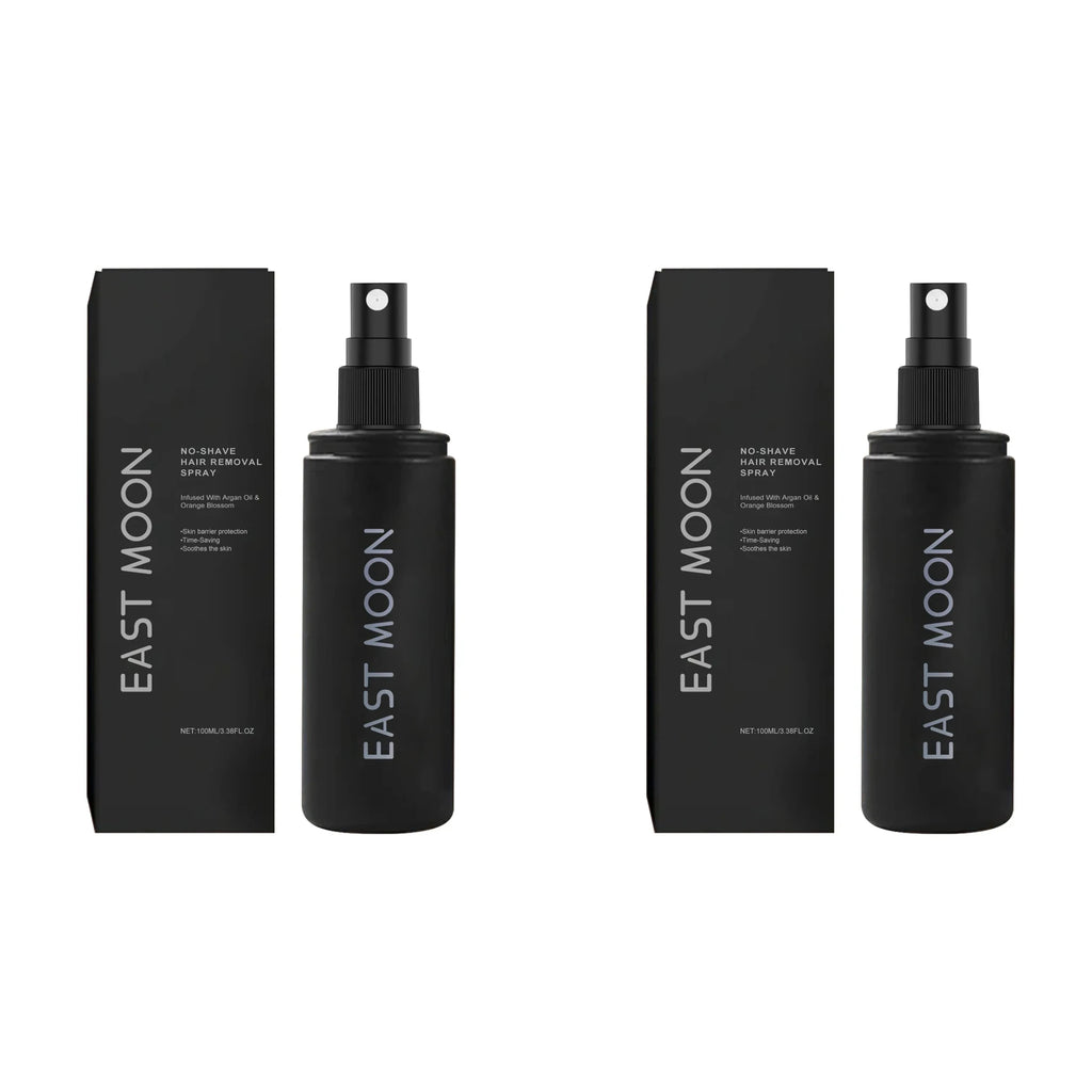 East Moon Men's Depilatory Spray – Gentle & Skin-Friendly Depilatory Spray Oasis Select 100ml X 2boxed
