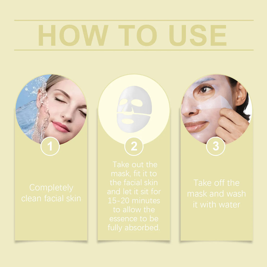 EELHOE Nicotinamide Face Mask – Collagen, Hyaluronic Acid Firming Collagen Sheet Mask Oasis Select