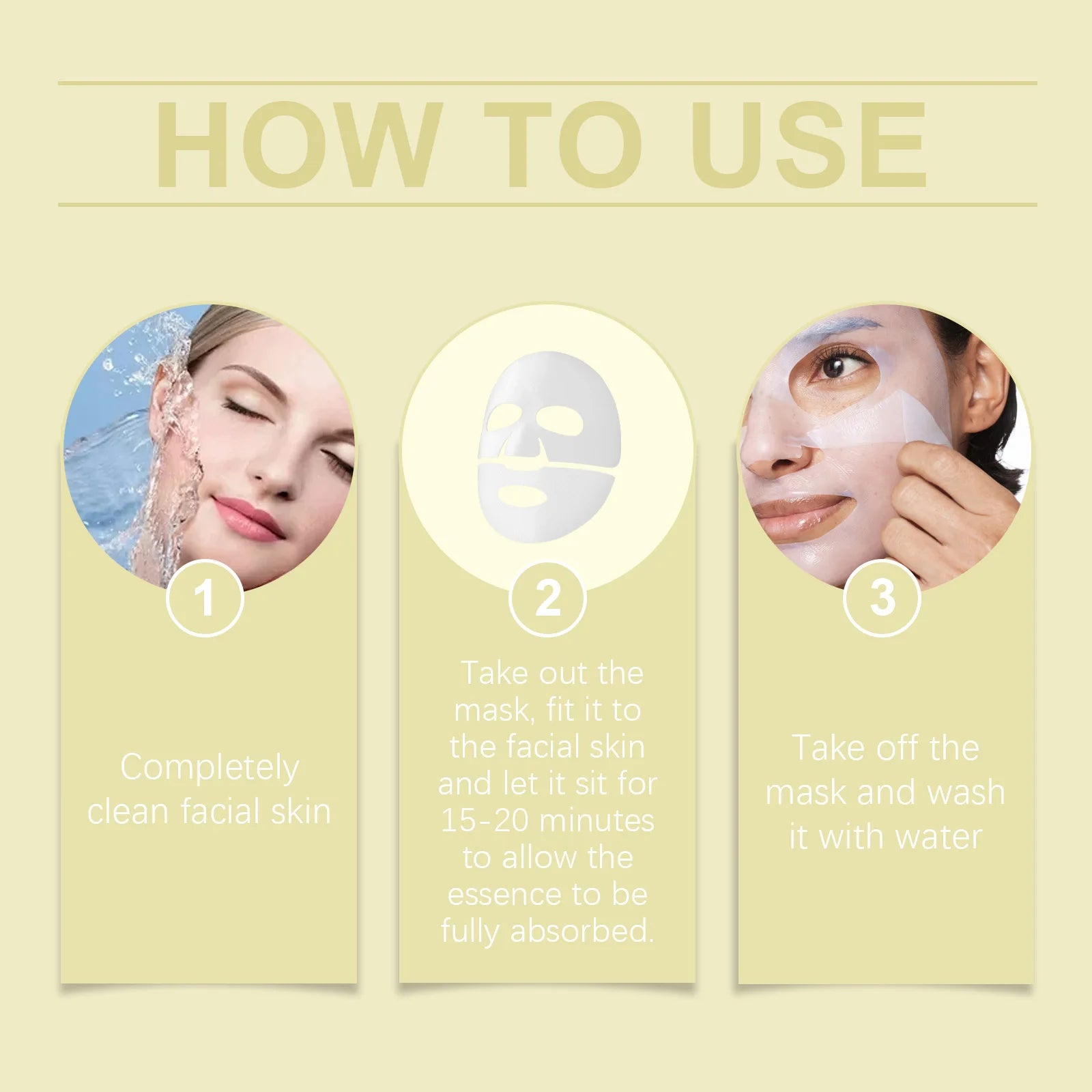 EELHOE Nicotinamide Face Mask – Collagen, Hyaluronic Acid Firming Collagen Sheet Mask Oasis Select