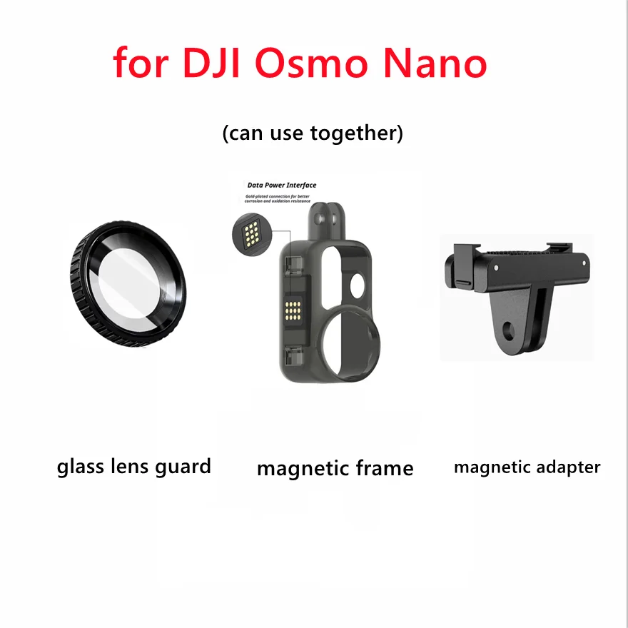 DJI OSMO Nano Accessories Kit – Metal Frame, Filters & Case