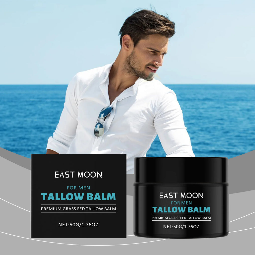 Men's Tallow BalmDiminishes fine lines, firms skinGentle moisturizing & lock-in hydrationLightweight, non-greasy texture Oasis Select