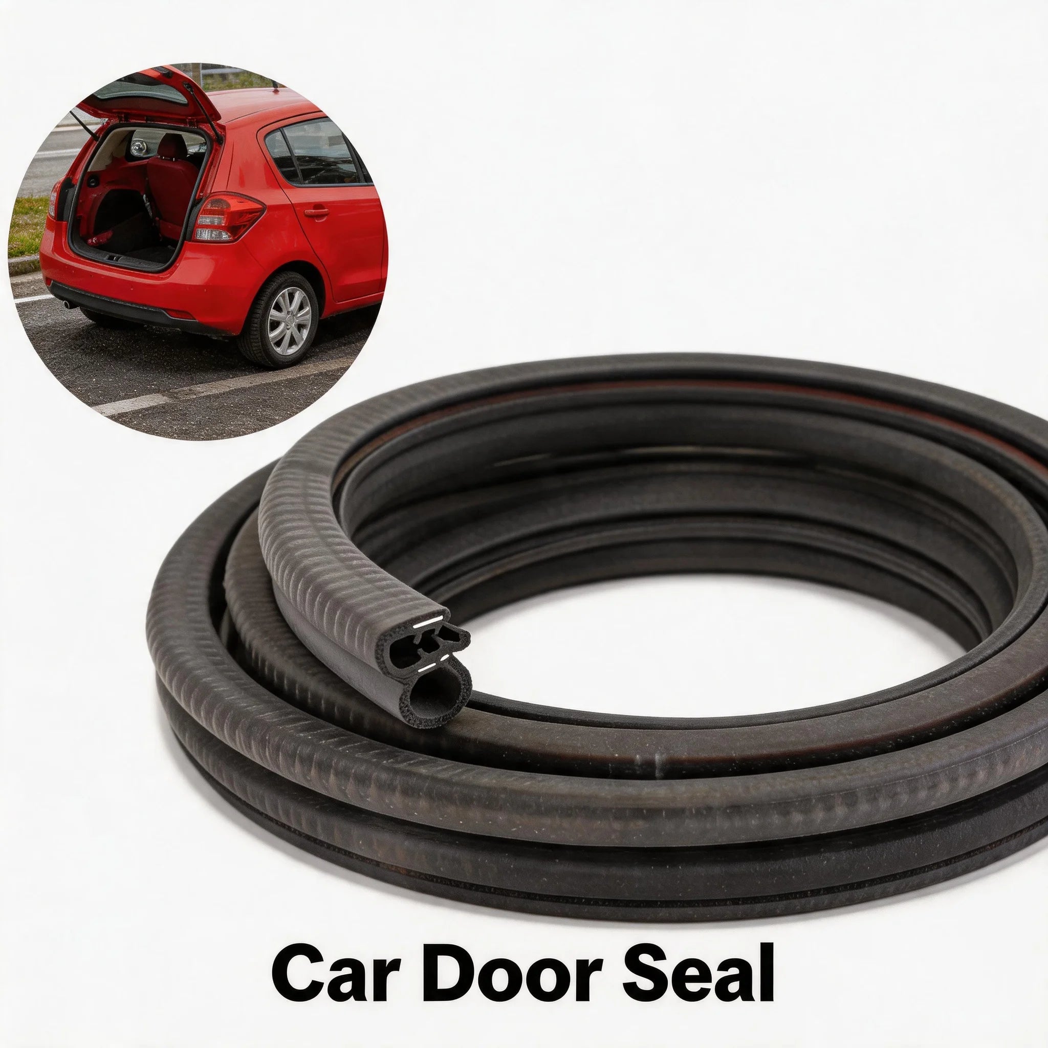 Weather Striping Trim Seal Durable Car Door Rubber Edge Trim Automotive Weather Stripping Edge Guard for Cars Trucks Oasis Select