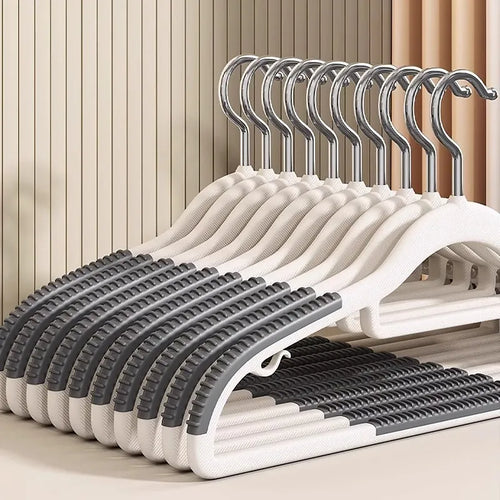 10-Pack Slim Clothes Hangers with Anti-Slip Pads | Space Saving Clothes Hangers Oasis Select