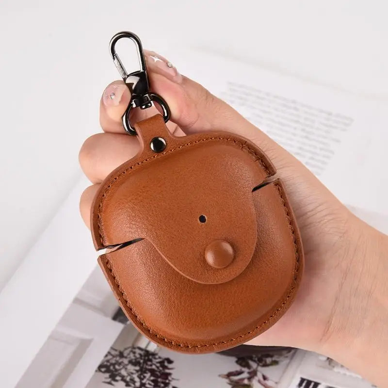 Leather Case for Bose QuietComfort Earbuds 2 + Carabiner Earbud Protective Case Oasis Select