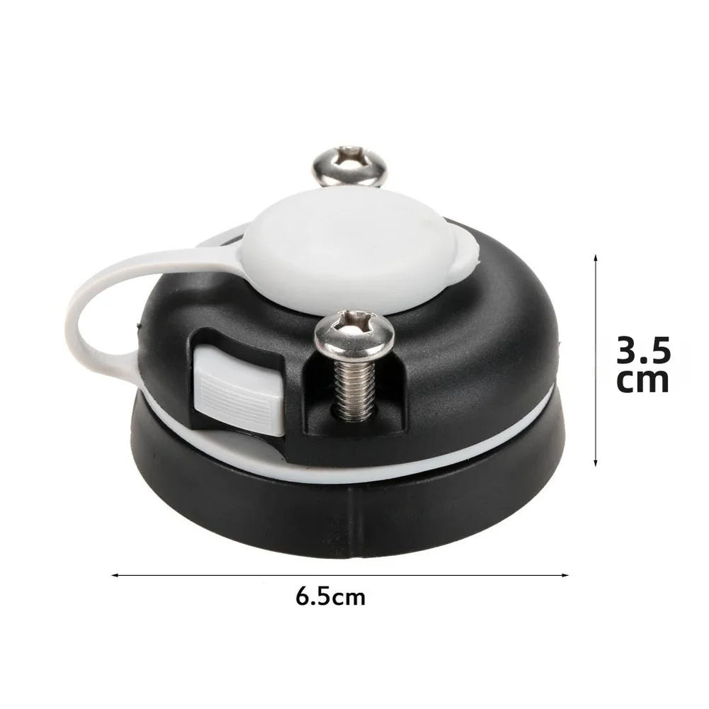 Stainless Steel Mounting Base With Fishing Rod Hole For Kayak Track Rail Light Pole Replacement Accessories Black 7x7x4cm Oasis Select 1pcs