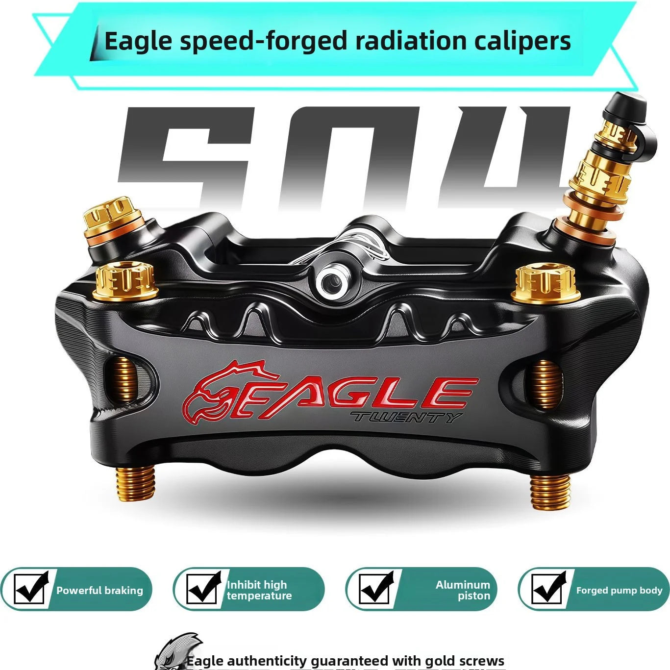 Eagle speed S-04 large radiation track universal modification front brake big abalone Oasis Select black