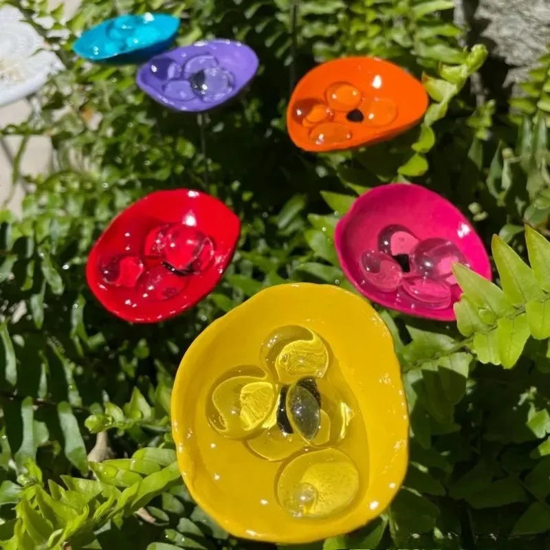 1pcs New Bee Drinking Water Station & Watering Station Butterfly & Hummingbird Mixed Feeding Water Cup Oasis Select