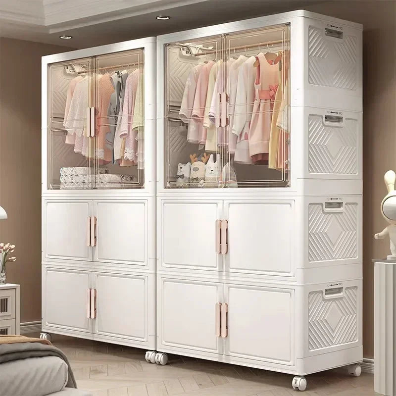 Multi-functional Wardrobe baby clothes storage box household large-capacity locker Oasis Select