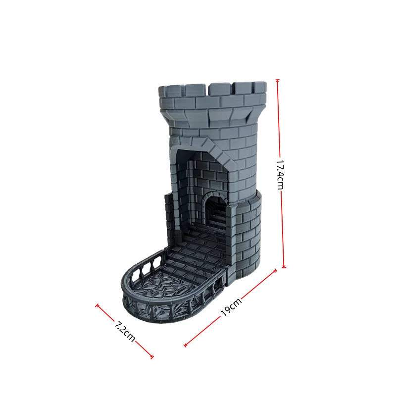 Creative 3D Printed Auto Reset Dice Roller Portable Dice Cup Tabletop Board Game Accessories Party Family Entertainment Oasis Select