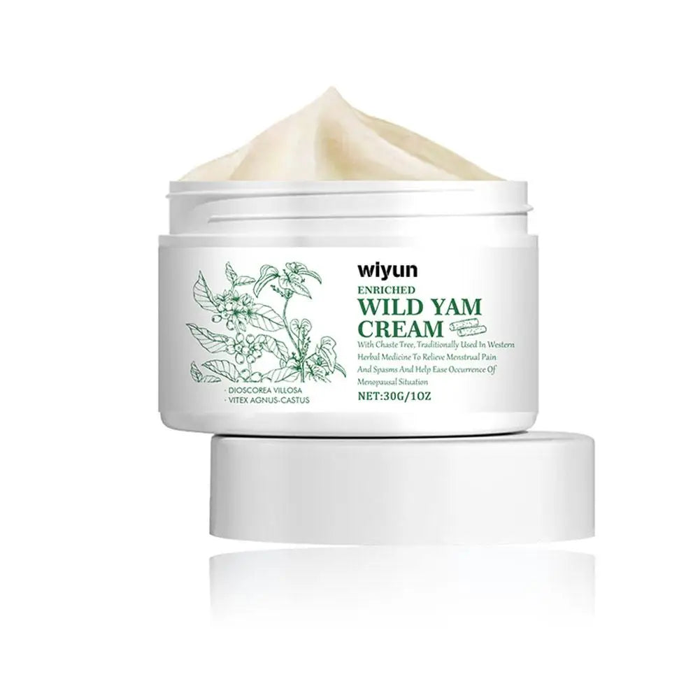 Wild Yam Cream – Hormone Balance & Menopause Moisturizer Hormone Balance Cream Oasis Select 30g-A
