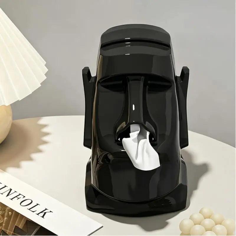 Stone Statue Tissue Box & Headphone Stand | Aesthetic Decor