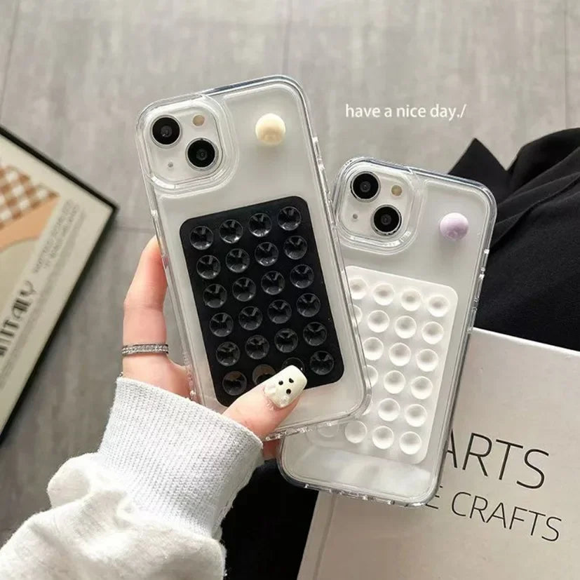 Silicone Suction Cup Phone Holder Mat | Anti-Slip Wall Mount