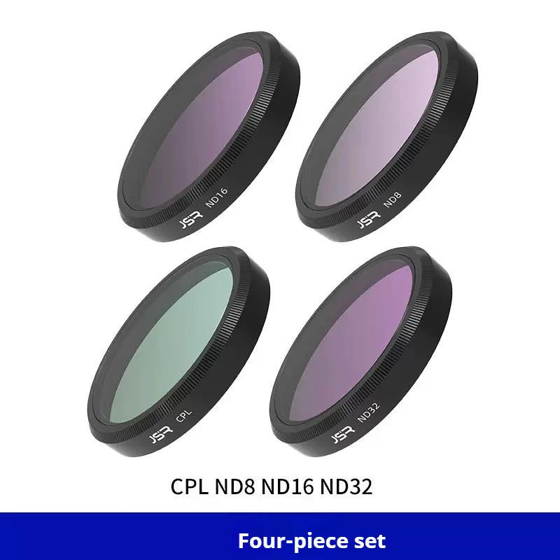 JSR DJI Osmo Action 6 UV CPL ND Lens Filter Set | HD Glass