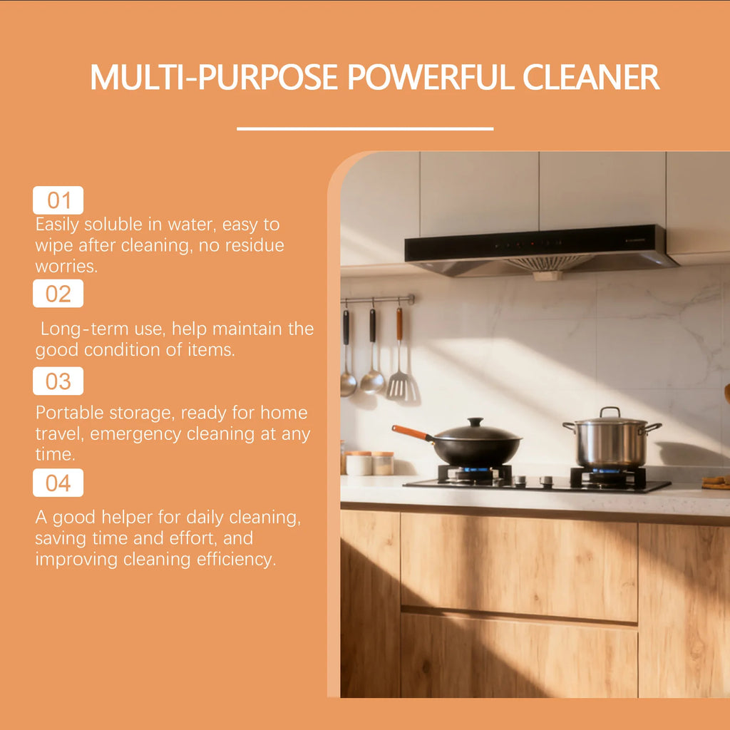 Coconut Oil Multi Functional Powerful Cleaner for Kitchen Range Hood Remove Stain Dirt Antibacterial Household Cleaning Cream Oasis Select