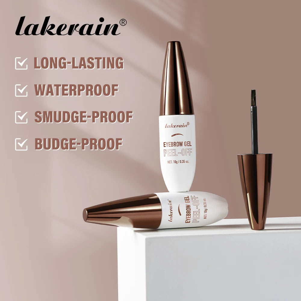 Lakerain Eyebrow Gel Tattoo Easy Peel-off Liquid Dyeing Eyebrow Cream Waterproof Durable Brow Tint Film Forming Cosmetics Oasis Select