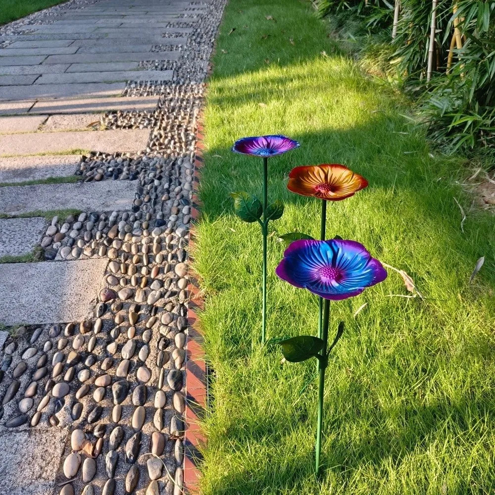 Iron Flower Bird Bath – Large Capacity Garden Dish | Oasis Garden Bird Bath Oasis Select