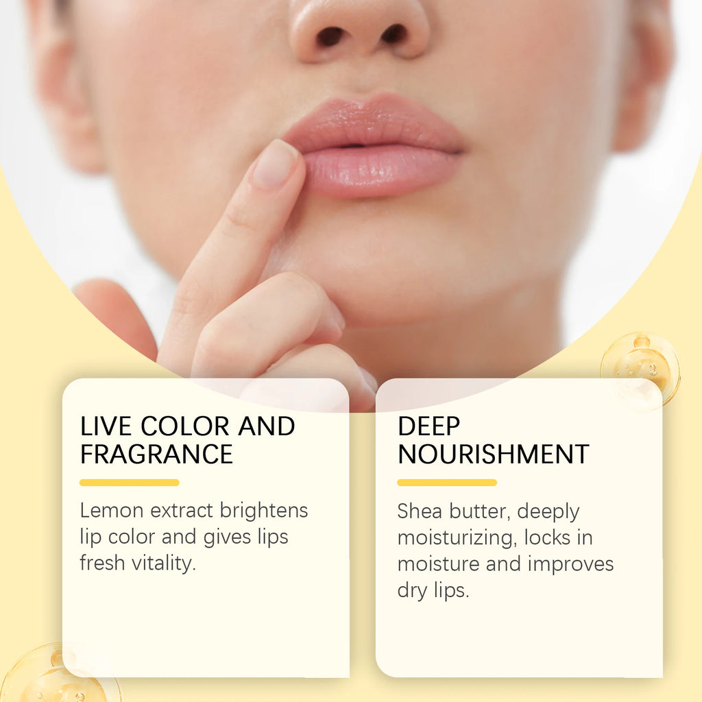 Lemon Ginger Lip Balm Turmeric Dark Melanin Remove Mask Gloss Oil Exfoliating Clean Improve Dullness Moisturizer Lip Balm Care Oasis Select