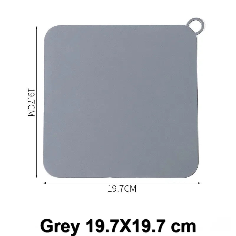 1/2pcs Silicone Floor Drain Deodorant Cover Bathroom Deodorant Insect-proof Seal Household Sewer Pipe Sink Anti-smell Floor Cove Oasis Select Grey 19.7X19.7cm