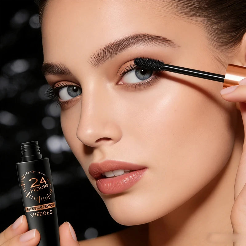 Waterproof Slim Black Mascara – Smudge-Proof Natural Lashes Waterproof Mascara Oasis Select