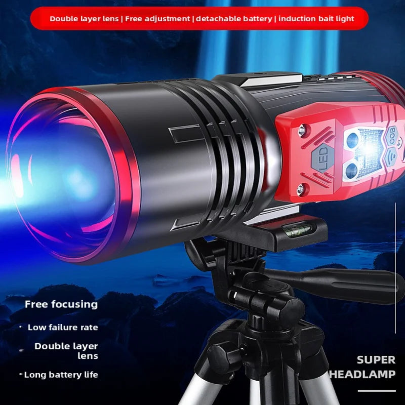 SHINEKNOT 4-Color Night Fishing Flashlight | 1200LM Waterproof