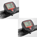 1/2/3/4pcs Bicycle Cycling Computer LCD Display Wired Odometer Of Functions Accurate Recording Auto Sleep Replaceable Battery Oasis Select 2pcs Red