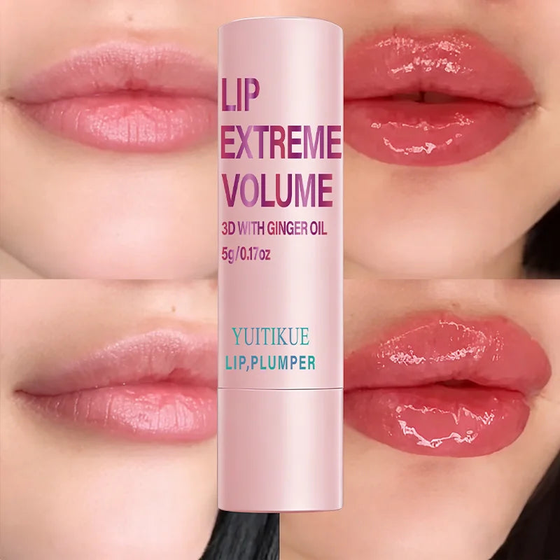 YUITIKUE Lip Plumper Stick - Non-Sticky, Water-Locking Formula for Plump, Hydrated Lips, Ideal as Primer & Daily Care Oasis Select