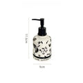 420ml French Ceramic Dispensing Bottle Bathroom Ceramic Hand Sanitizer Bottle Press Type Empty Bottle Shampoo Dispensing Bottle Oasis Select 1pc