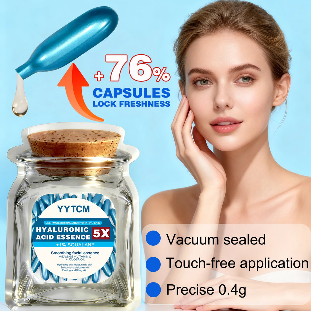 Hyaluronic acid deep moisturizing capsule essence, deep moisturizing and brightening skin essence 18/30/48/60/90/180capsules Oasis Select