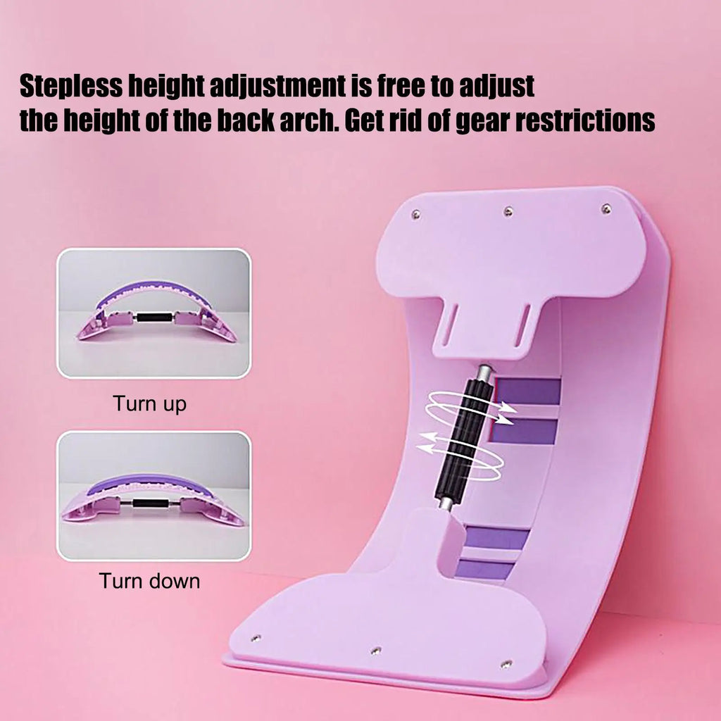 Lumbar Stretcher Waist Support Relieving Board Portable Post-workout Back Stretcher For Yoga Pilates Shoulder Neck Hip Calf Oasis Select