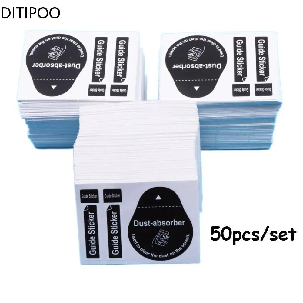 Wet Dry Cleaning Wipes Cellphone Tablet Screen Dust Absorber LCD Guide Protector De-dust Sticker for Camera Lens Glass Oasis Select