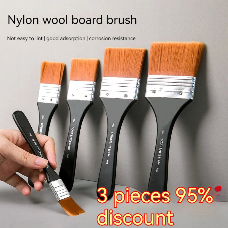 Watercolor Oil Art Paint Brush 7 Styles Memory Nylon Hair Painting Brushes Set Wood Handles Acrylic Paints Drawing Brush Tools Oasis Select