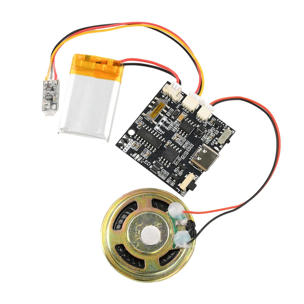 GC07A Speaker Magnetron Recording Greeting Card Movement Gift Box Christmas Birthday Card MP3 Download Voice Module Oasis Select