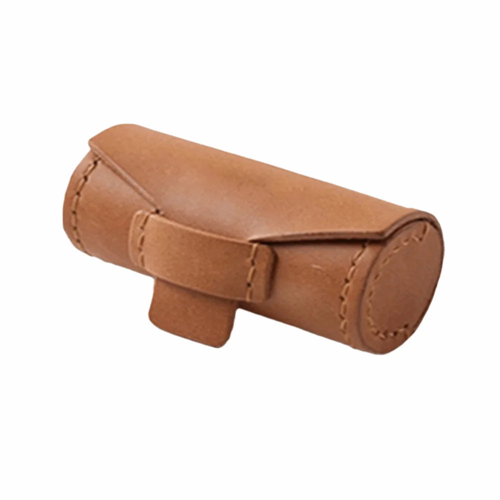 Mini PU Leather Lipstick Case with Keychain | Portable Cover