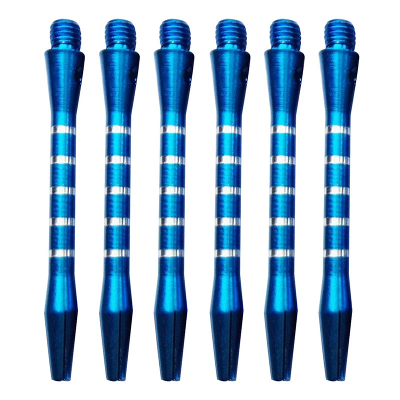 6Pcs Aluminum Throwing Darts 53mm Short Five-line Metal Darts Rod Thread Darts Darts Accessories Indoor Darts Sport Oasis Select C