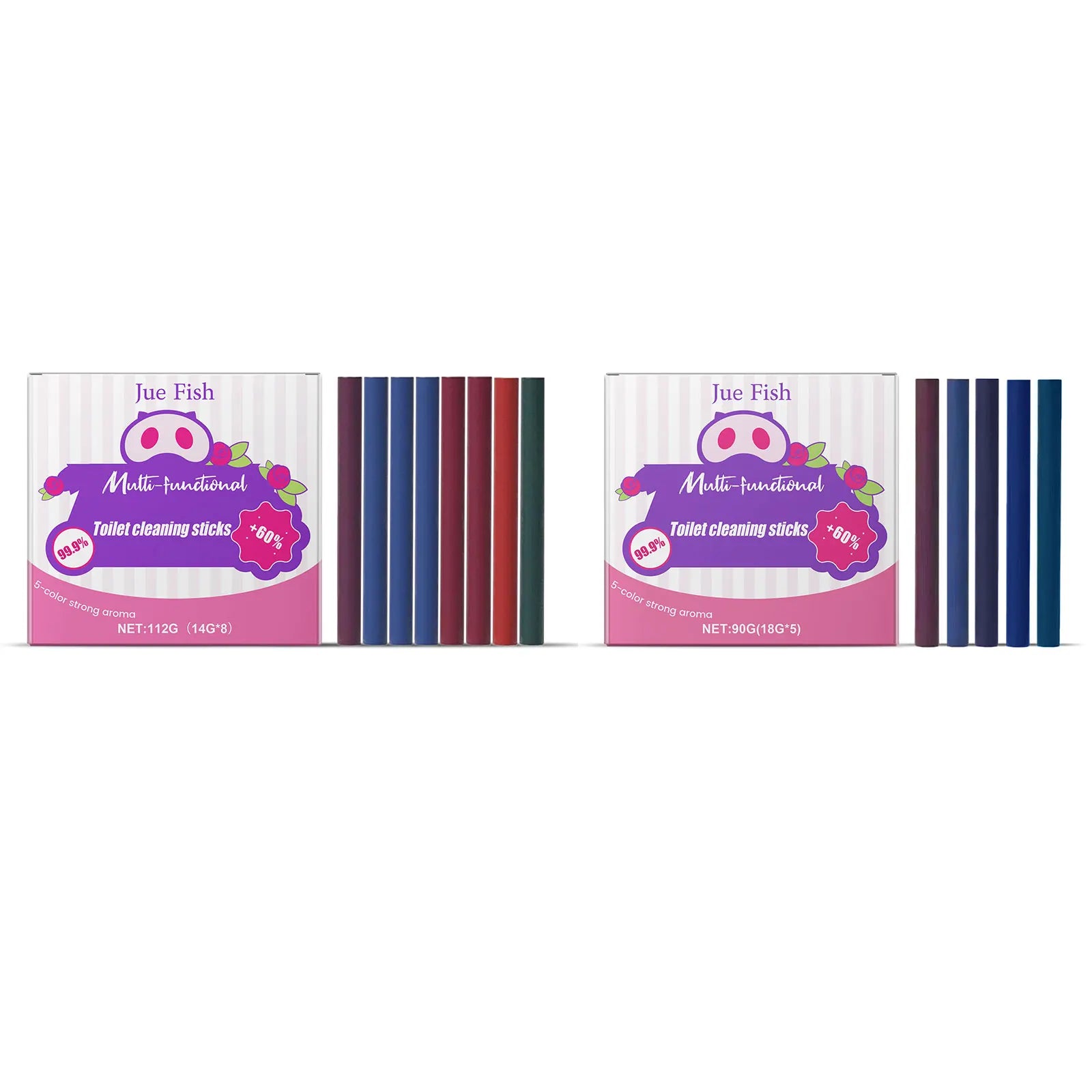 Toilet Cleaning Stick Long Lasting Cleansing Remove Stains Eliminate Odors Reduce Bacteria Deodorizer for Bathroom Home 90g/112g Oasis Select All