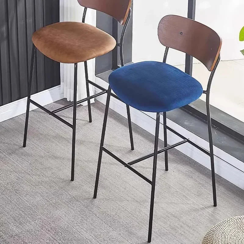 Nordic Minimalist And Luxurious Bar Chairs, Coffee Shops, Milk Tea Shops, Homestays, Restaurants, Bars, Chairs, Stools, Iron Hig Oasis Select Default Title