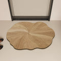 Bathroom Mats with Retro Water Absorbing and Anti Slip Properties Dirt Resistant and Easy To Maintain Made of Diatomaceous Earth Oasis Select 50x80cm Log-2