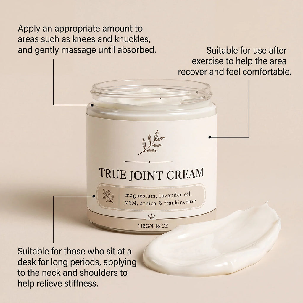 Joint Care Massage Ointment – Neck, Shoulder & Knee Cream 118g Joint Massage Cream Oasis Select
