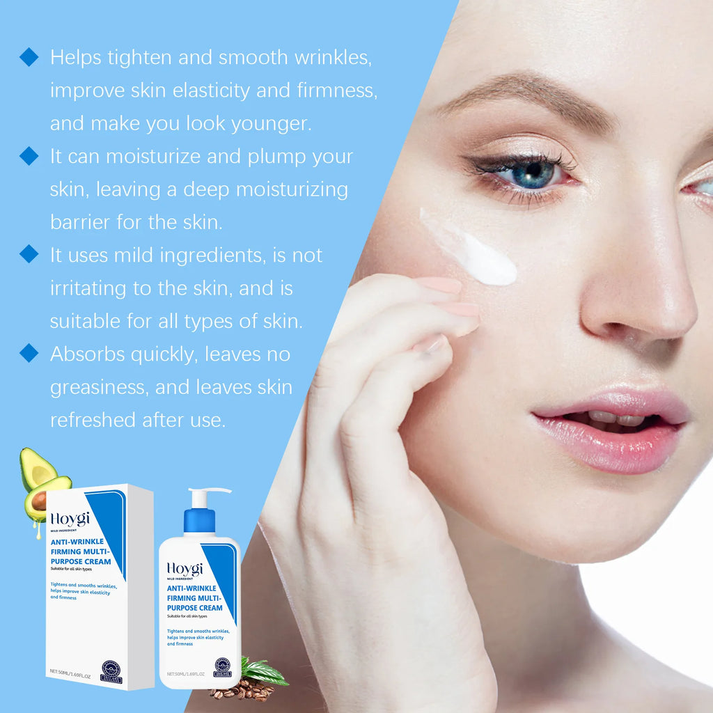 Hoygi Hyaluronic Acid Cream – Hydrating & Pore-Minimizing 50ml Facial Moisturizer Oasis Select