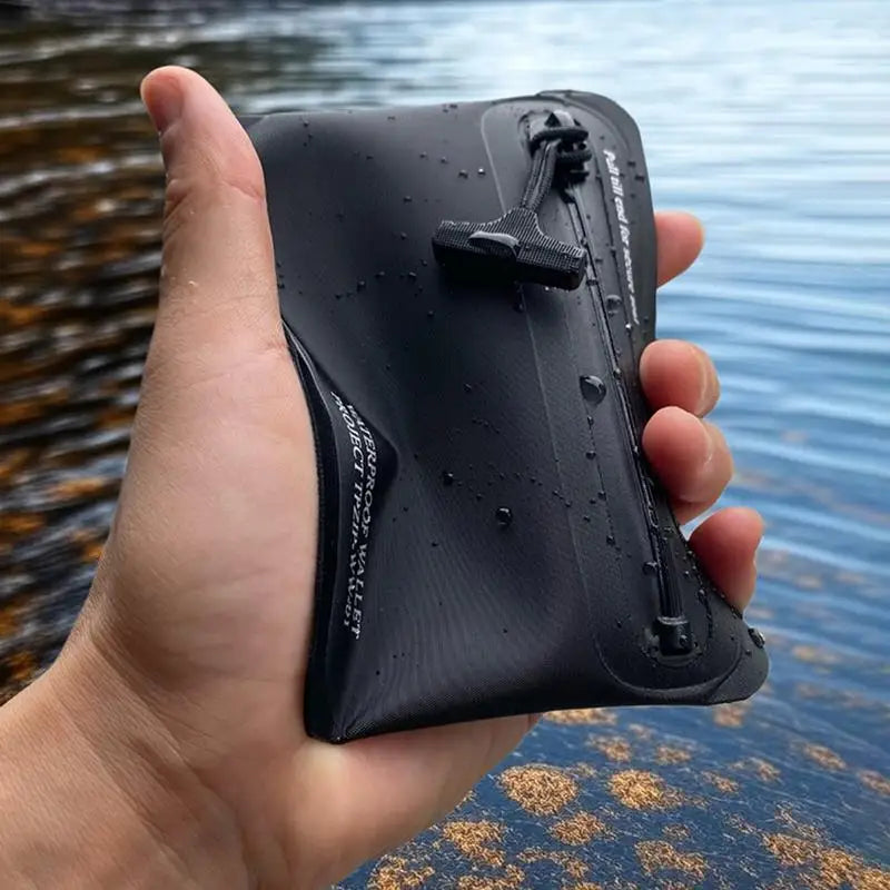 Waterproof Military-Grade TPU Wallet – Card, Key & Cable Pouch