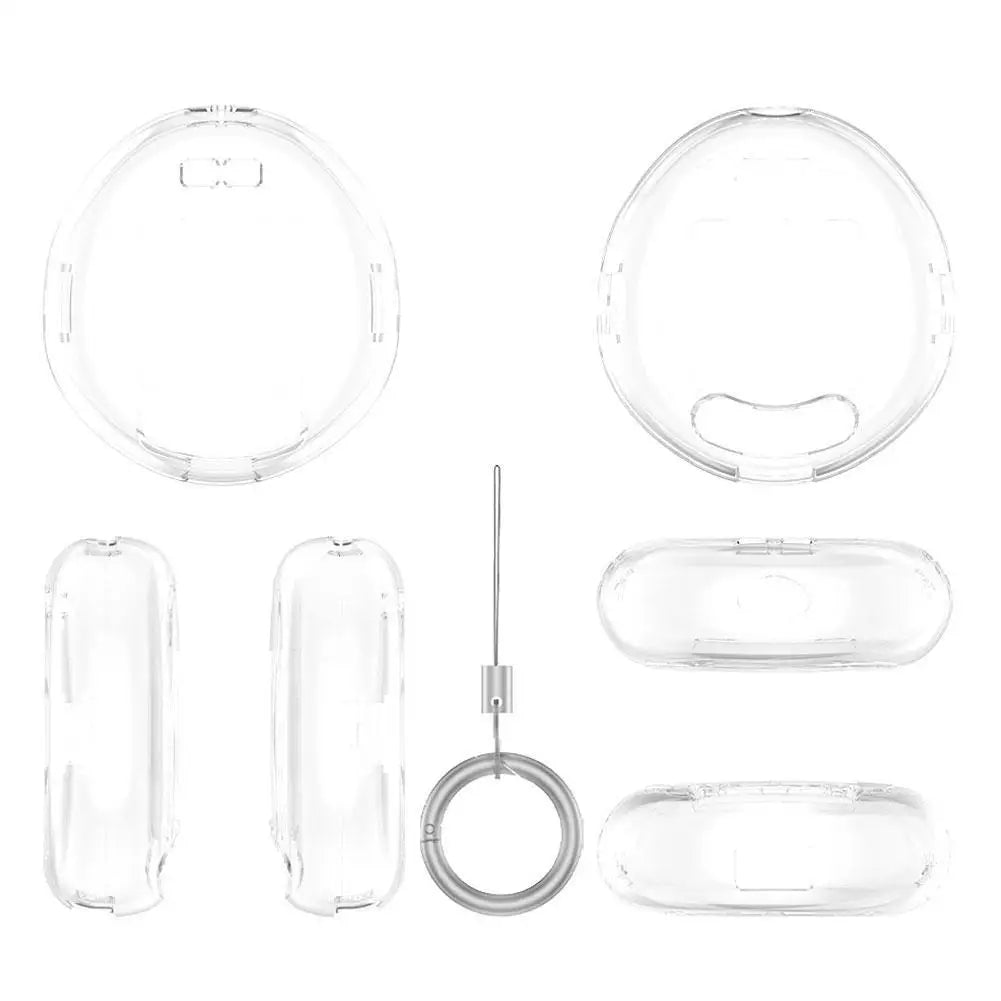 Tamagotchi Uni Clear Hard Shell Case with Keychain | Anti-Scratch